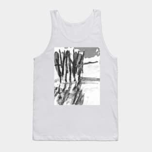 Black and white landscape Tank Top